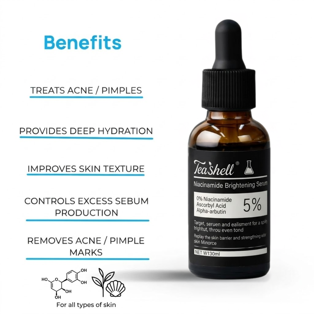 Teashell Niacinamide Serum suitable for all skin types
